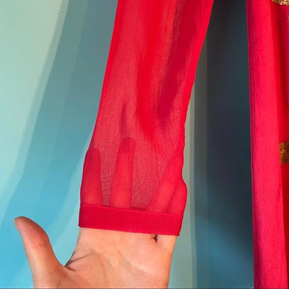 BNWOT Girls Dino e Lucia pink Phoenix dress in size girls 8 - Picture 6 of 8